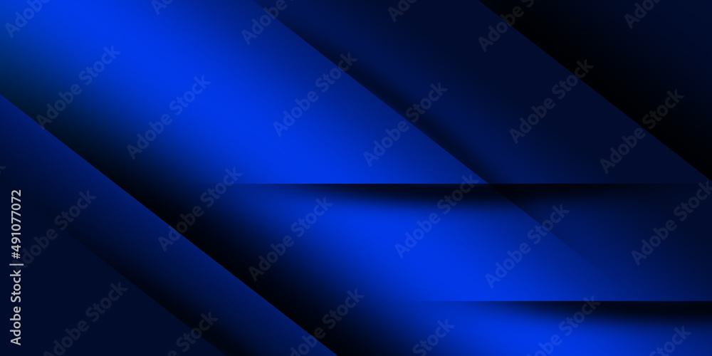 Abstract neon blue background with lines 