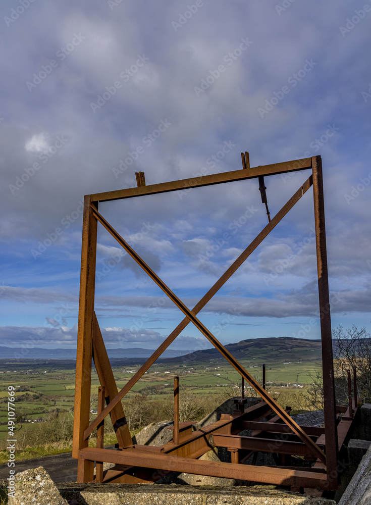 Keady Mountain abandoned Quarry buildings and ruins, Limavady, County Londonderry Keady Mountain abandoned Quarry buildings and ruins, Limavady, County Londonderry