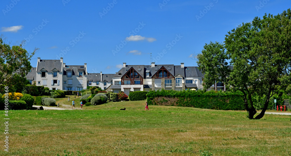 Arzon, France - june 6 2021 : Port du Crouesty