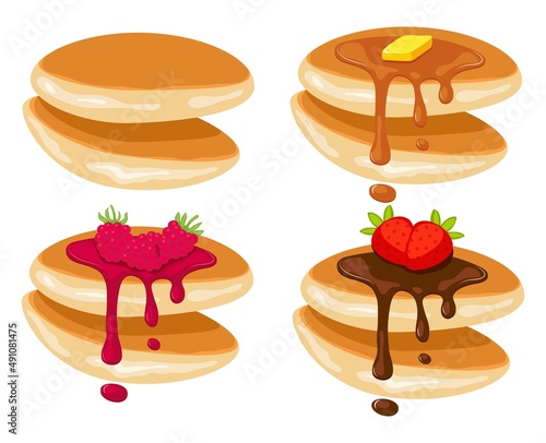 vector pancake stack