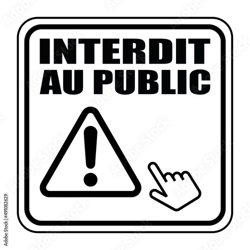 Logo interdit au public.