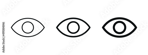 eye icon visual vision view icons