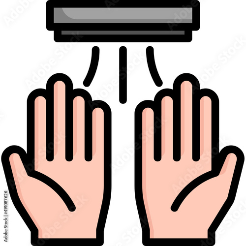 hand dryer icon