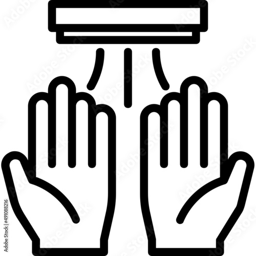 hand dryer icon