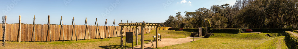 Fort Caroline interior