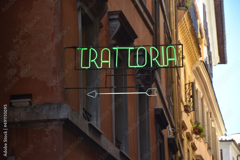 Trattoria, Rome, Italie