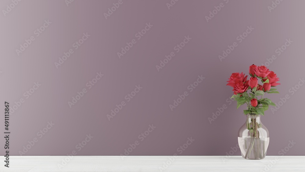 bouquet of red roses in vase bouquet of red roses in vase