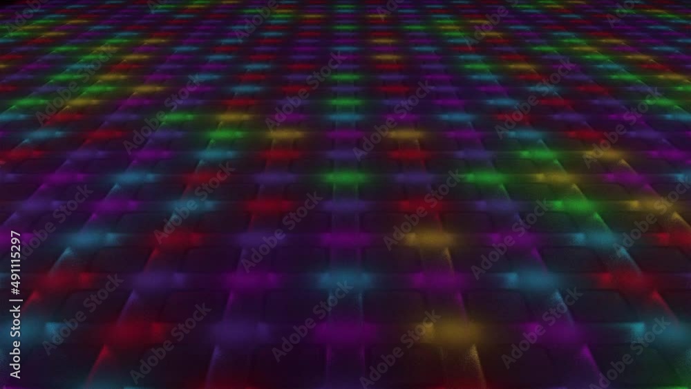 Stage Lights. Green screen background. 3d Rendering. Stock Video