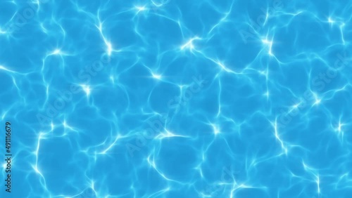 abstract background animation: sea, swimming pool, water (4K, looping)