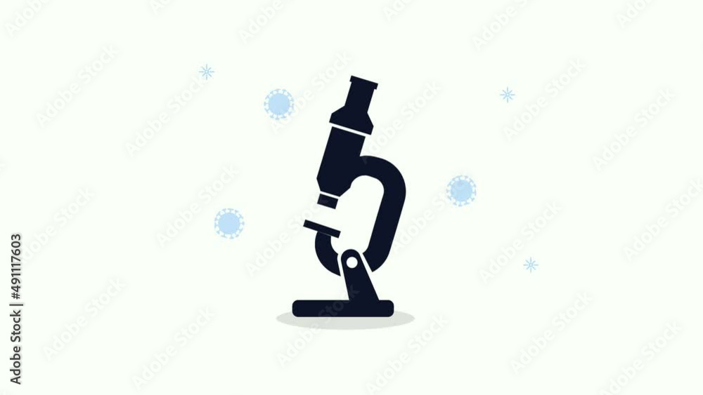 healthcare medical animation with microscope healthcare medical animation with microscope