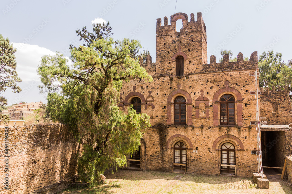 Mentewab’s palace in the Royal Enclosure in Gondar, Ethiopia