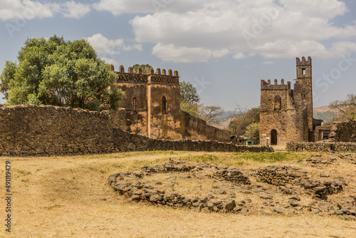 Ruins of the Royal Enclosure in Gondar, Ethiopia