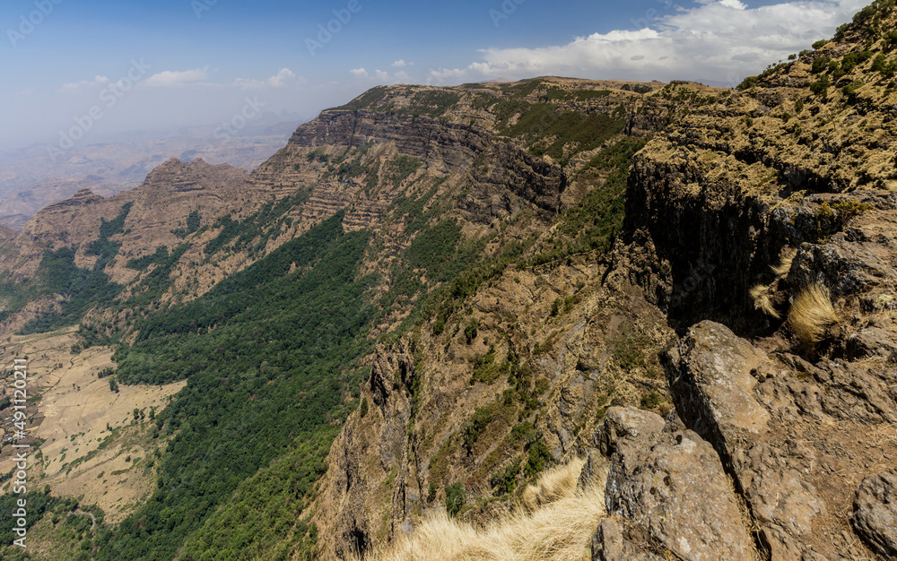 Northern escarpment in Simien mountains, Ethiopia