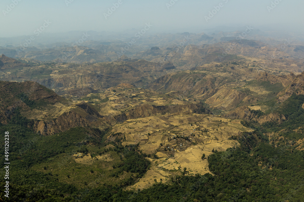 View of Simien mountains, Ethiopia