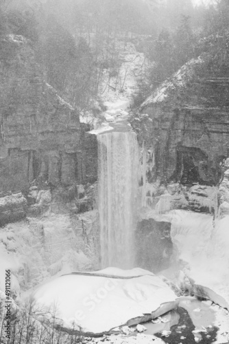 Beautiful Taughannock Falls State Park Winter Views photo