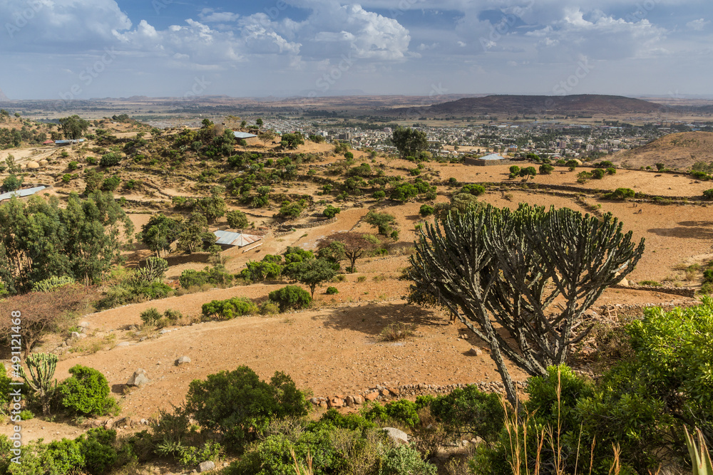 Rural landscape near Axum, Ethiopia