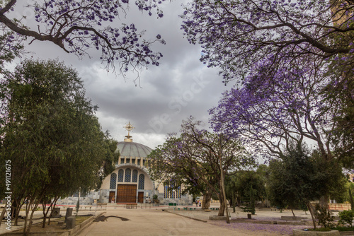 New church of St Mary of Zion in Axum, Ethiopia