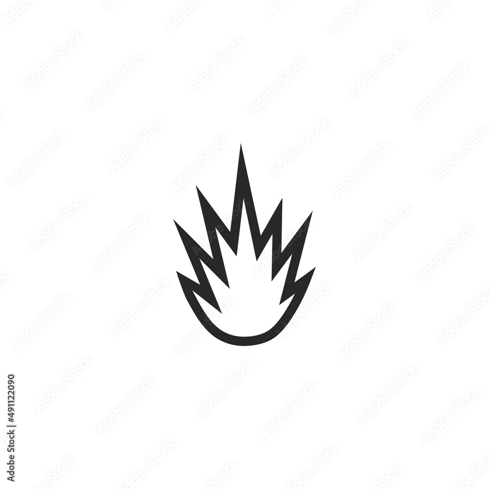 Set of bomb explosion vector logo icon illustration Set of bomb explosion vector logo icon illustration