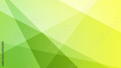 Green geometric background 