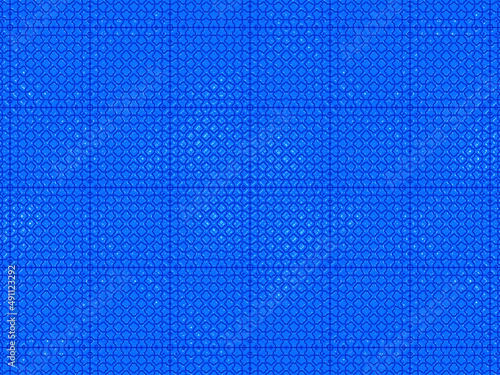 Full frame shiny blue glowing shapes 3d background illustration