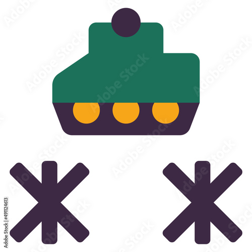 barrage flat icon