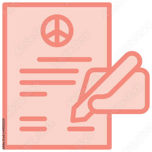 contract two tone icon