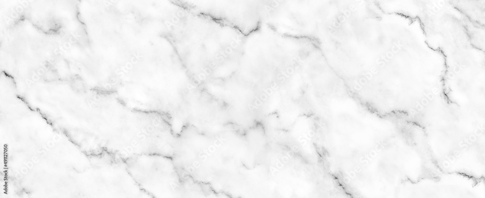 Panorama white marble stone texture for background or luxurious tiles floor and wallpaper decorative design.