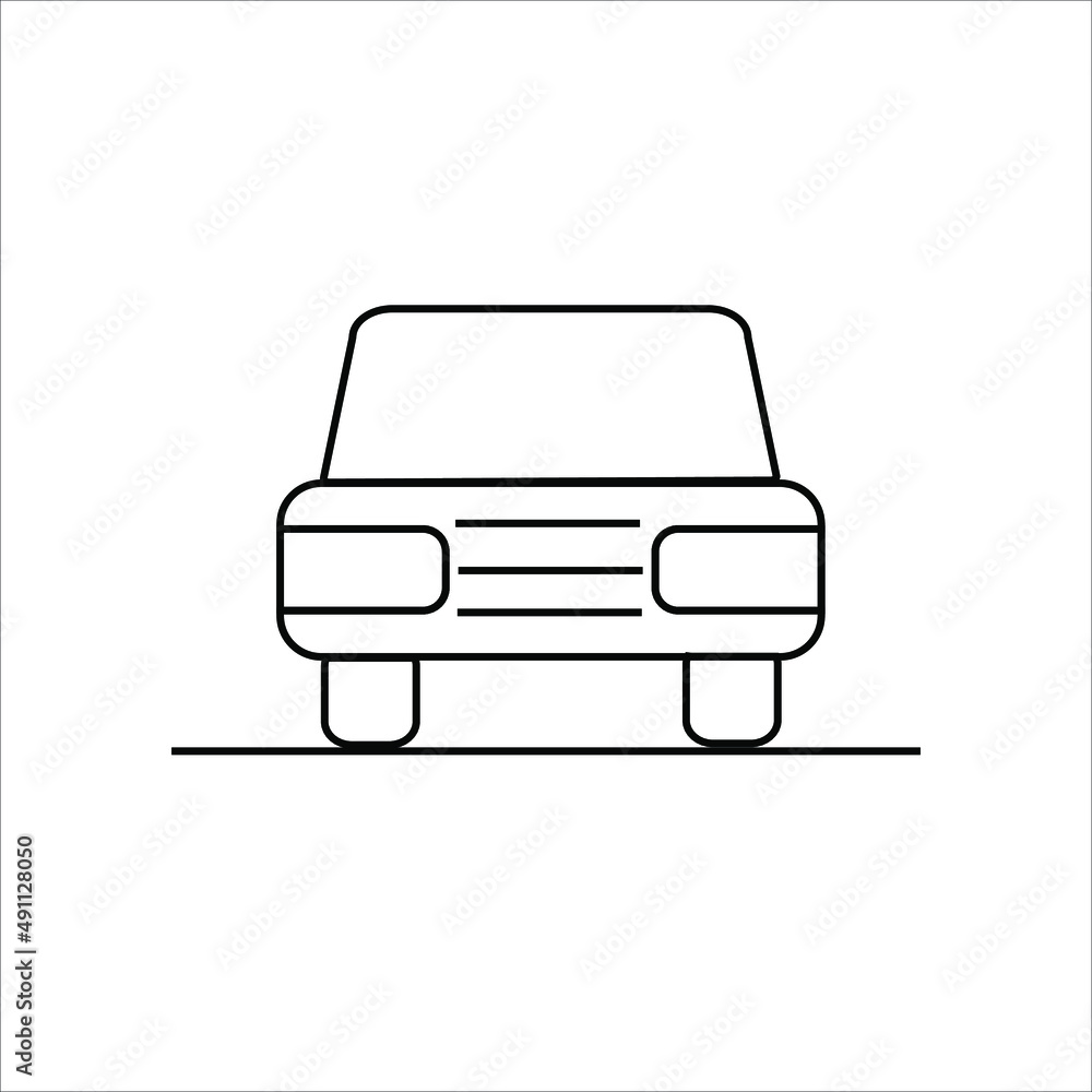 car insurance icon white background.