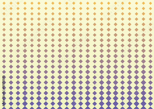 square colorful seamless geometric pattern with a yellow background