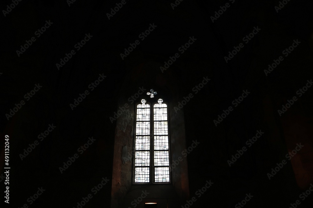 Fototapeta premium stained window