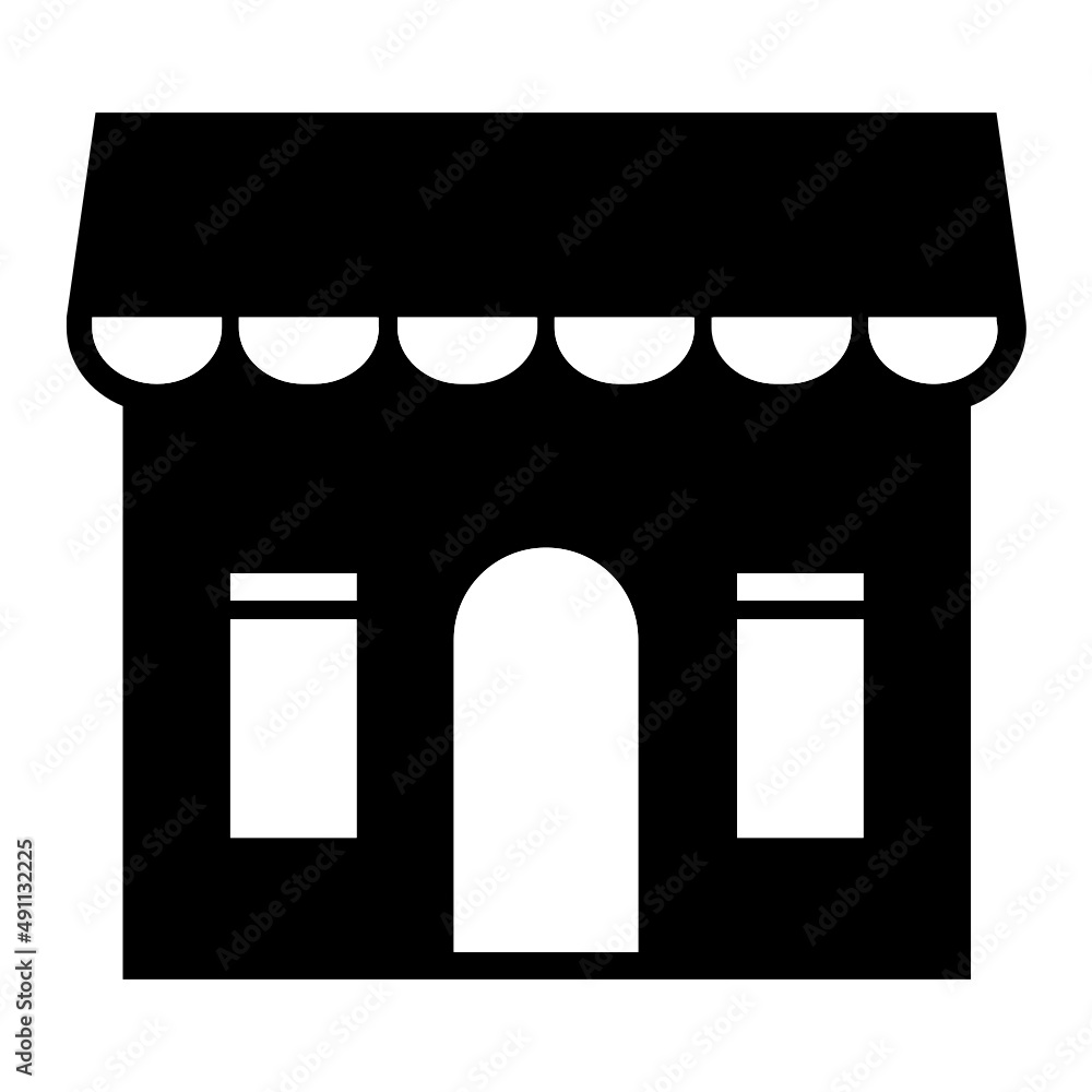 Marketplace logo vector icon for online buying and selling business Marketplace logo vector icon for online buying and selling business