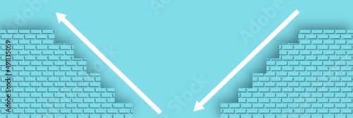 abstract business background with arrows