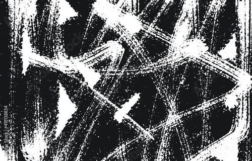 Monochrome particles abstract texture.Overlay illustration over any design to create grungy vintage effect and depth.