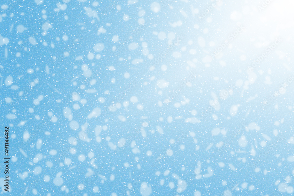 Obraz premium snow winter background