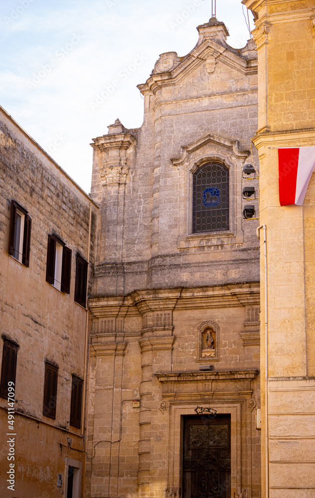 Fototapeta premium Amazing Matera Old Town - a historic Unesco World Heritage site in Italy - travel photography