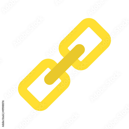 Chain link vector icon symbol design