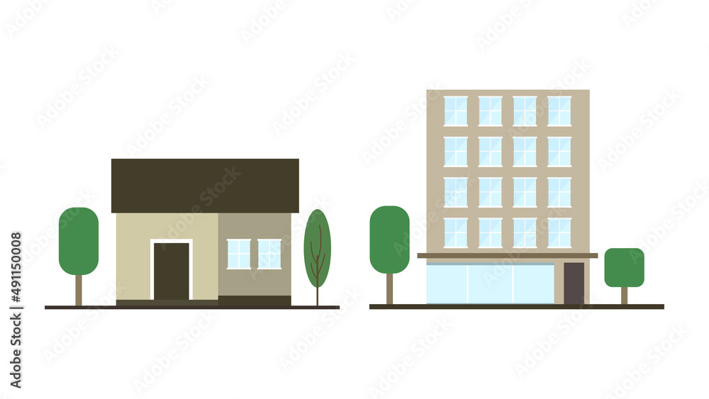Tower and tree hand drawing isolated on white background , Vector illustration EPS 10 Tower and tree hand drawing isolated on white background , Vector illustration EPS 10