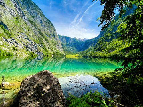 idyllic lake near Berchtesgaden in Bavaria
