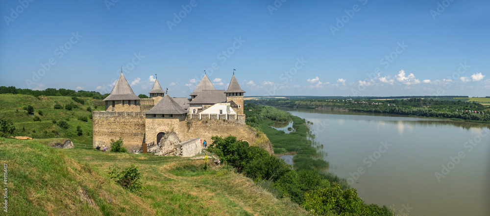 Khotyn fortress in Chernivtsi region of Ukraine