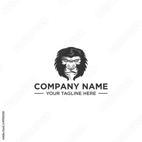 Gorilla Logo Sign Design