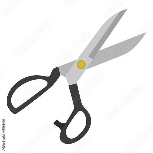 裁ちばさみのイラスト
