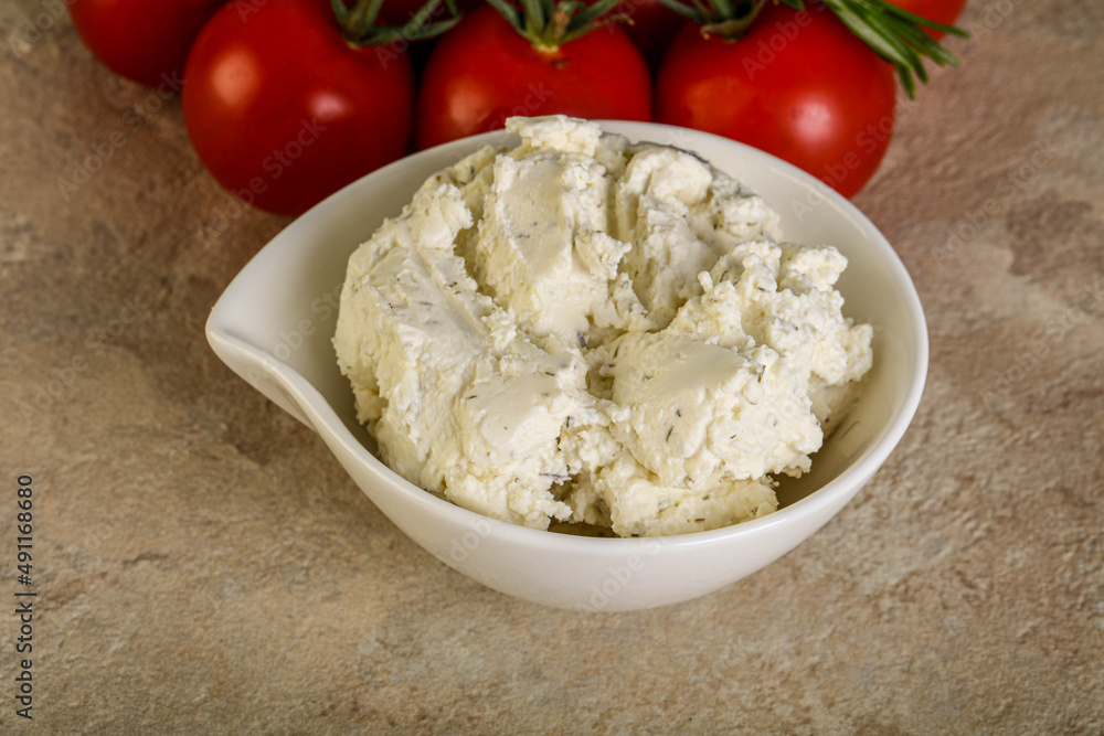 Soft cream cheese with herbs Soft cream cheese with herbs