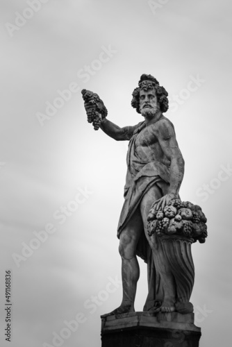 Bacchus sculpture photo