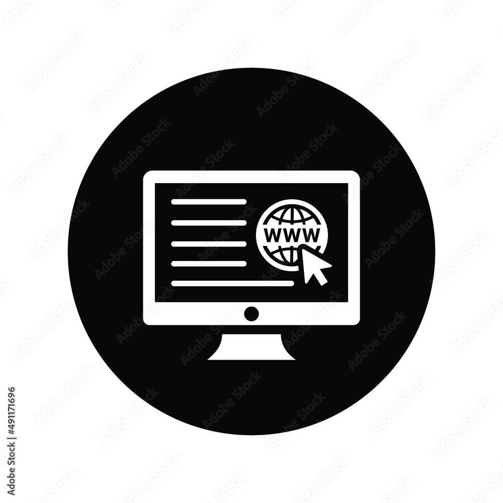 web page icon. Black vector sketch. web page icon. Black vector sketch.