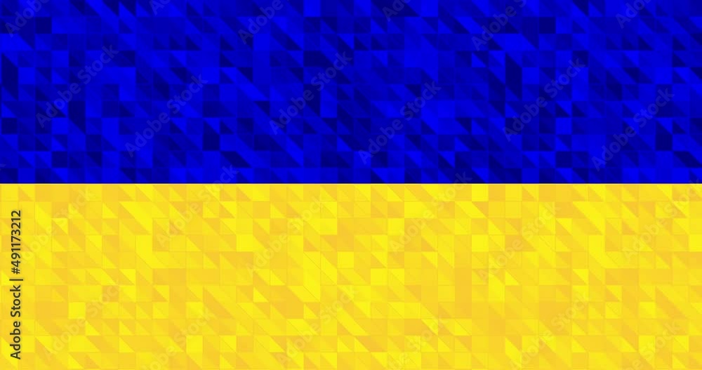 4k Yellow Blue dynamic abstract background. Modern Ukraine. Ukrainian animation flag. Banner breaking news, poster, banner. 3d lines square with soft shadow. Stop the war. 2022 trendy color 4k Yellow Blue dynamic abstract background. Modern Ukraine. Ukrainian animation flag. Banner breaking news, poster, banner. 3d lines square with soft shadow. Stop the war. 2022 trendy color