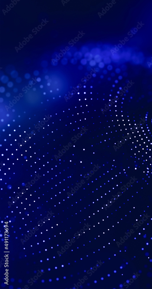 Abstract blue background of dots connections.Global data matrix tech Abstract blue background of dots connections.Global data matrix tech