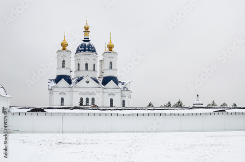 Cuadro en lienzo Sven monasteries near Bryansk in winter