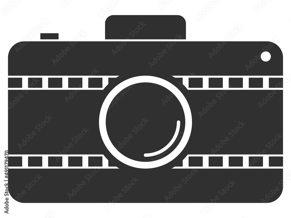 カメラ アイコン イラスト 撮影 シンプル Stock Vector Adobe Stock