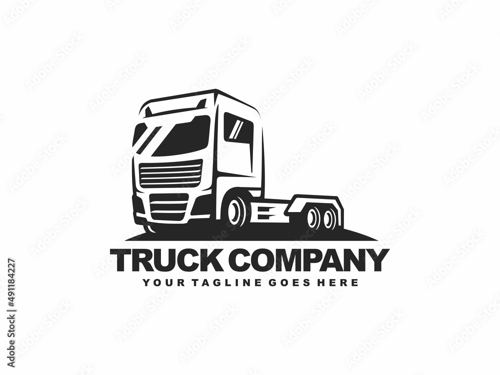 Truck logo design vector. Truck delivery logo Truck logo design vector. Truck delivery logo