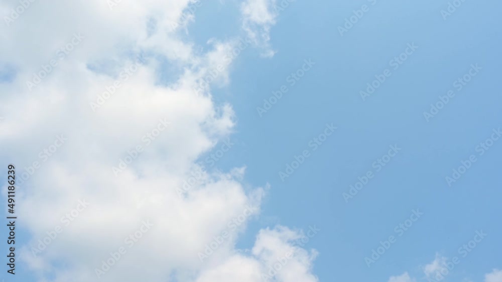 Timelapse of beautiful blue sky and white cloud with 4k resolution. The environment in the natural world. Timelapse of beautiful blue sky and white cloud with 4k resolution. The environment in the natural world.